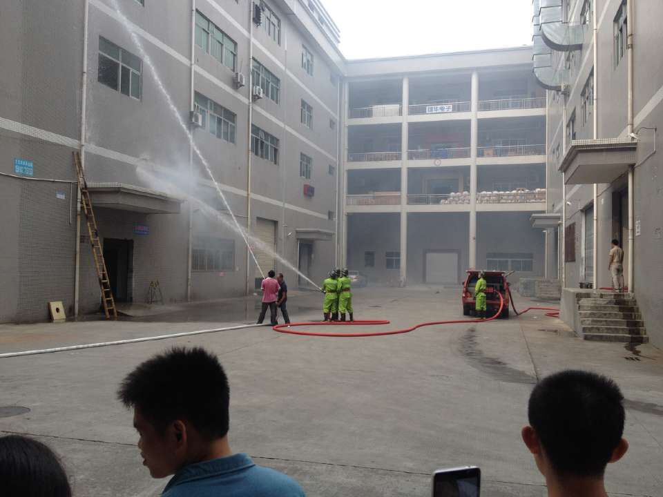 炅盛科技火災消防演練