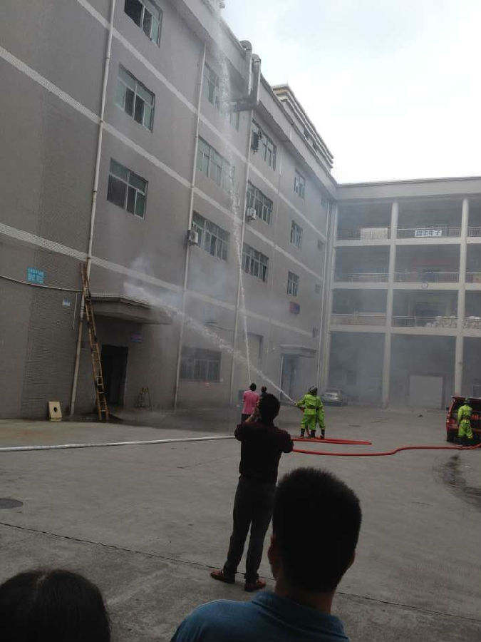 炅盛科技火災消防演練