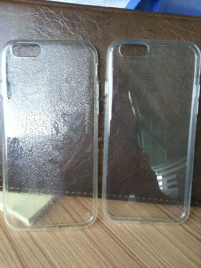 TPU油污處理水使用前后對比