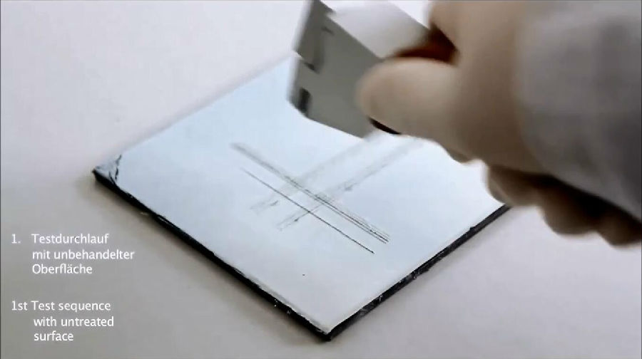 涂層百格附著力測試方法